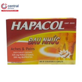 Hapacol Đau Nhức (Hộp 50 viên)