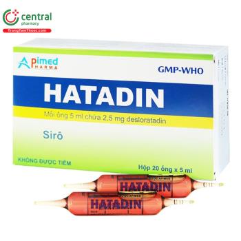 Hatadin 2,5mg (Ống)