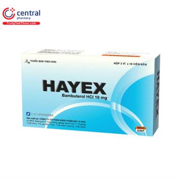 [CHÍNH HÃNG] Thuốc Hayex điều tri hen phế quản hiệu quả