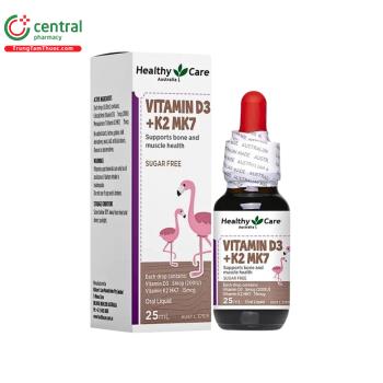 Healthy Care Vitamin D3 + K2 MK7