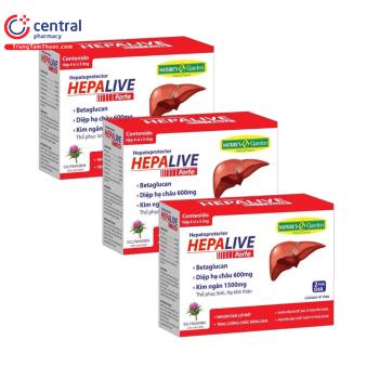 Thuốc Hepalive Forte 10ml hỗ trợ tăng cường chức năng, giải độc gan