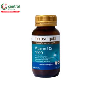 Herbs of Gold Vitamin D3 1000