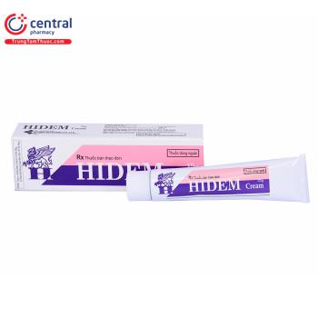 Thuốc trị viêm da Hidem Cream 15g: Chỉ định, Liều dùng và Cách dùng