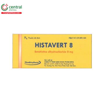 Histavert 8mg