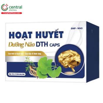 Thuốc Hoạt huyết dưỡng não DTH Caps phòng và điều trị rối loạn tiền đình.