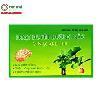 Hoạt Huyết Dưỡng Não Vinacare 100