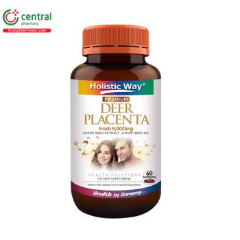 Holistic Way Premium Deer Placenta Fresh 9,000mg