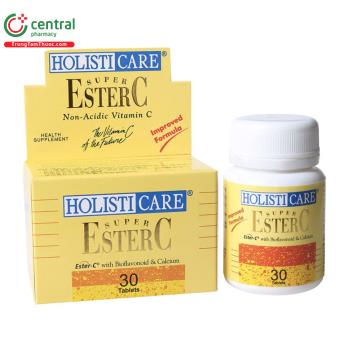 Holisticare Super Ester C Non-Acidic Vitamin C 