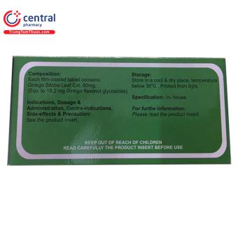 Thuốc Hucefa Tab. - Cải thiện các bệnh lý thiểu năng tuần hoàn não