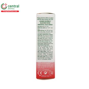 Xịt Humer Severely Blocked Nose Sinusitis, Cold thông mũi nhanh chóng