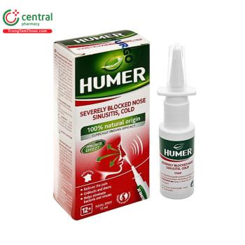 Humer Severely Blocked Nose Sinusitis, Cold