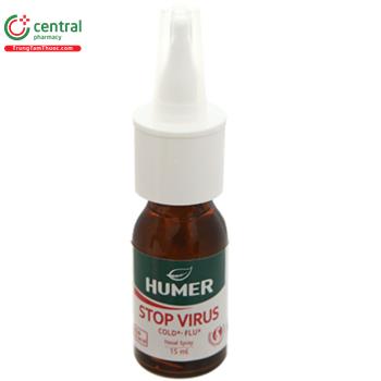 Xịt mũi Humer Stop Virus Giúp hạn chế sự xâm nhập của virus gây bệnh