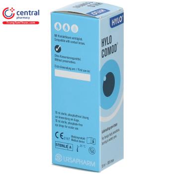 Dung dịch nhỏ mắt Hylo COMOD 10ml - cải thiện tình trạng khô mắt