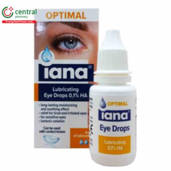 IANA Lubricating Eye Drops 0,1% HA