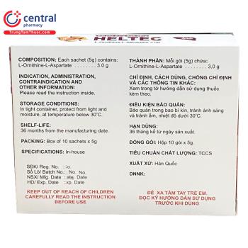 [CHÍNH HÃNG] Thuốc Heltec - Cải thiện chức năng gan bị suy giảm