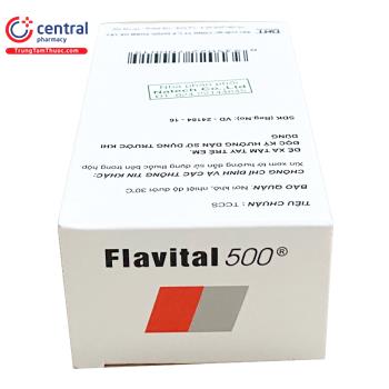 Thuốc Flavital 500: tác dụng, chỉ định, lưu ý khi dùng