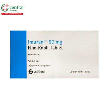 Thuốc Imuran 50mg Aspen giúp ức chế miễn dịch, chống thải ghép