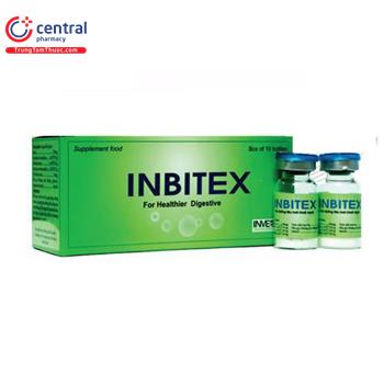 Thuốc hỗ trợ tiêu hóa Inbitex: Chỉ định, liều dùng và cách dùng