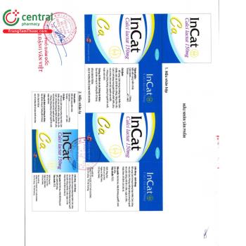 Thuốc Incat 150mg bổ sung calci, ngăn ngừa loãng xương trên người cao tuổi