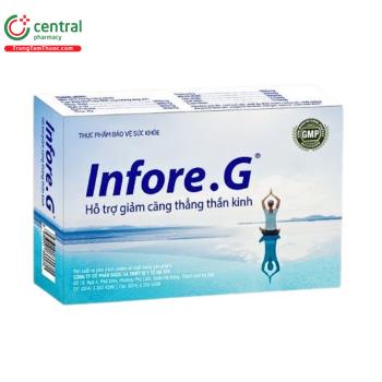 Thuốc Infore.G - Hỗ trợ giảm căng thẳng, an thần, cải thiện giấc ngủ