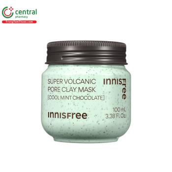 Innisfree Super Volcanic Pore Clay Mask Cool Mint Chocolate 100ml