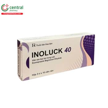 [CHÍNH HÃNG] Thuốc Inoluck 40mg - điều trị loét dạ dày tá tràng