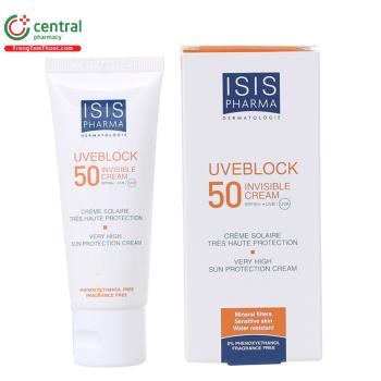 ISIS Pharma Uveblock 50 Invisible Cream