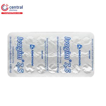 Thuốc Ivagim 7,5 - Điều trị đau thắt ngực ổn định mãn tính