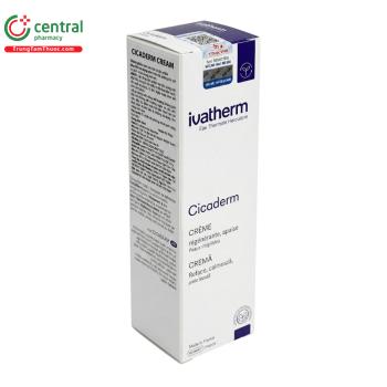Kem Ivatherm Cicaderm Cream 40mL phục hồi da và hỗ trợ làm mờ sẹo
