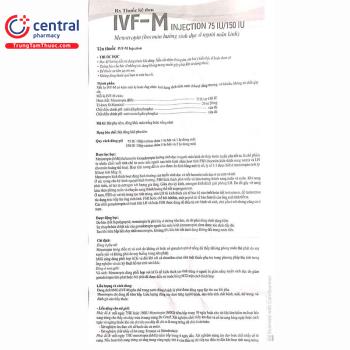 Thuốc IVF-M 75IU điều trị hiếm muộn: cách dùng và giá bán
