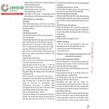 Thuốc Jaxtas 20 điều trị các tình trạng viêm loét dạ dày - tá tràng