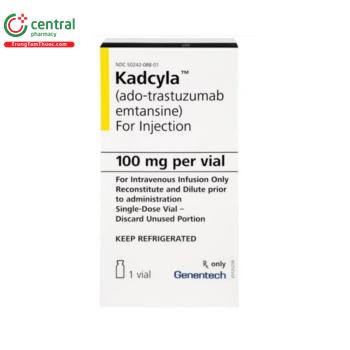 Thuốc bột pha tiêm Kadcyla 100mg giúp điều trị ung thư vú