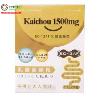 Thuốc Kaichou 1500mg cải thiện hệ vi sinh đường ruột, giảm táo bón