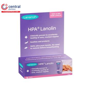 Kem bôi trị nứt đầu ti Lansinoh Lanolin Nipple Cream 15g