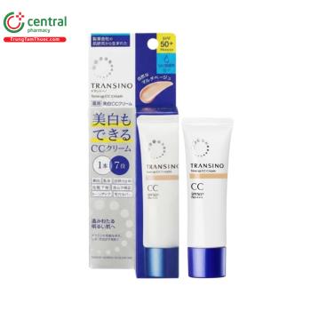 Kem CC nâng tông trắng sáng TRANSINO Tone Up CC Cream