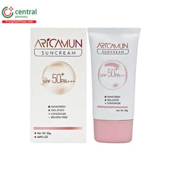 Kem chống nắng Aricamun suncream 50g