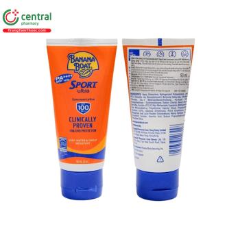 Kem chống nắng Banana Boat Sport Ultra Sunscreen Lotion SPF 100 PA++++