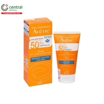 Kem chống nắng Eau Thermale Avène Very High Protection Fluide SPF50+