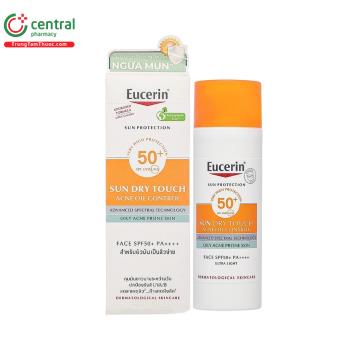 Kem chống nắng Eucerin Sun Dry Touch Acne Oil Control Face SPF50+ PA++++