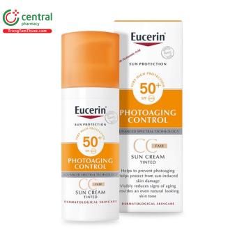 Kem chống nắng Eucerin Tinted Photoaging Control SPF 50+ Fair 50ml