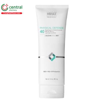 Kem chống nắng vật lý SuzanObagiMD Physical Defense Broad Spectrum SPF 40 96.3g