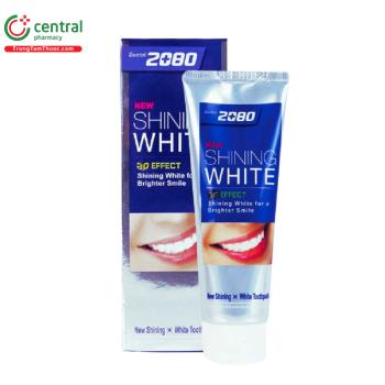 Kem đánh răng Dental Clinic 2080 New Shining White 3D Effect 100g