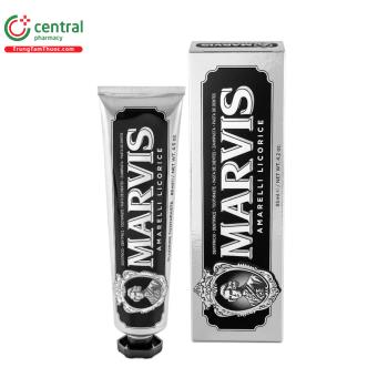Kem đánh răng Marvis Amarelli Licorice Mint (màu đen)