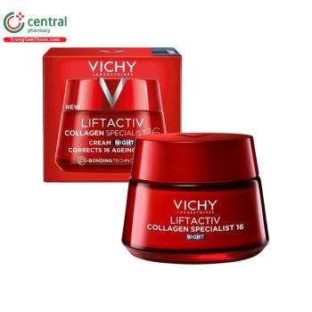 Kem dưỡng ban đêm Vichy Laboratoires Liftactiv Collagen Specialist 16 Cream Night