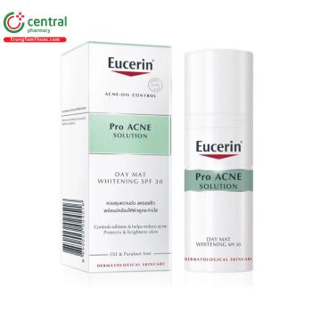 Kem dưỡng ban ngày Eucerin Acne-Oil Control Pro Acne Solution Day Matt Whitening Cream SPF 30 50ml