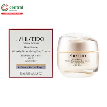 Kem dưỡng da ban ngày Shiseido Benefiance Wrinkle Smoothing Day Cream SPF 23