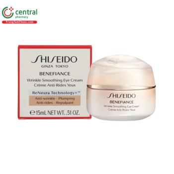 Kem dưỡng mắt Shiseido Benefiance Wrinkle Smoothing Eye Cream