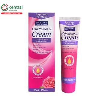 Kem tẩy lông Beauty Formulas Hair Removal Cream