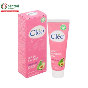 Kem tẩy lông Cléo Avocado Hair Removal Cream cho da nhạy cảm 50g