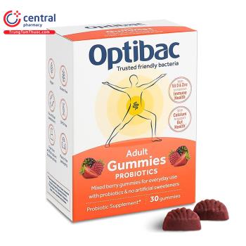 Kẹo dẻo Optibac Adult Gummies Probiotics 